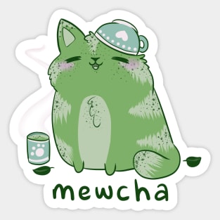 Mewcha Sticker